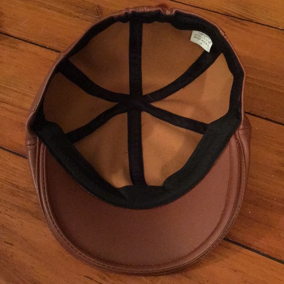 Newsboy Hat Faux Leather - Picture 7 of 7